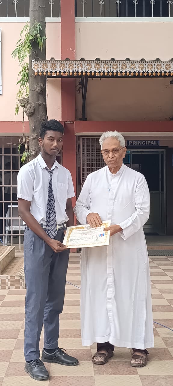 Achievement Award - karate -  B. Vijay