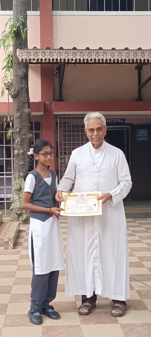 Achievement Award - karate -  S. Thanishka Sri