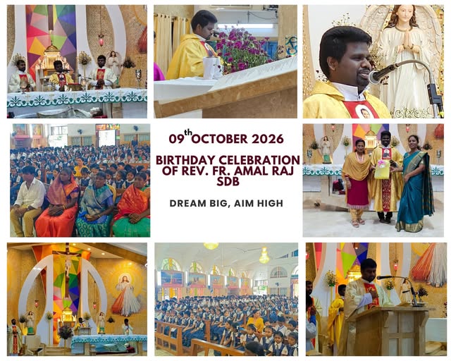 Birthday Celebration of Rev. Fr. Amal Raj SDB
