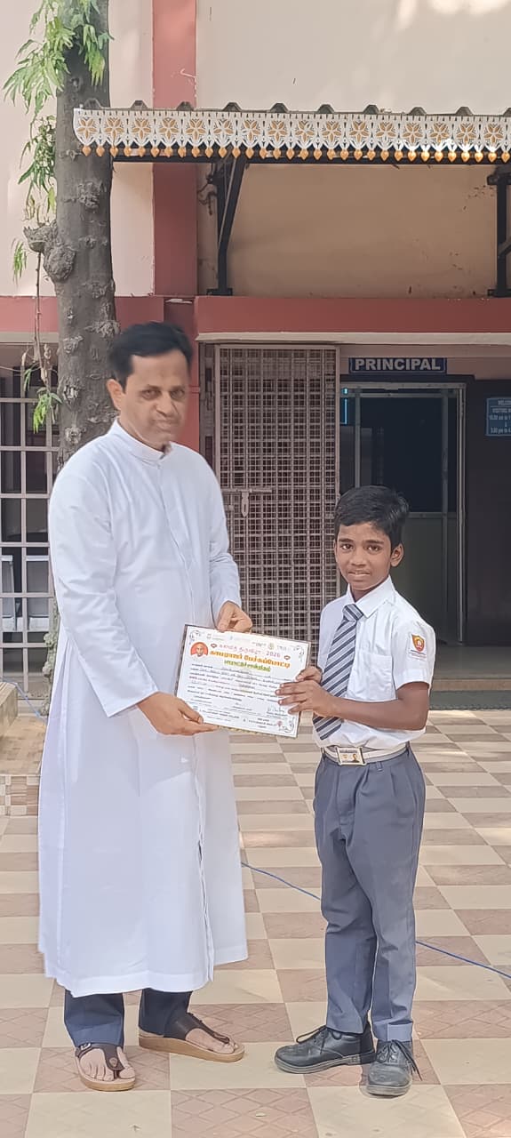 Kamarajar Speech Competition - Salomon of Class VI