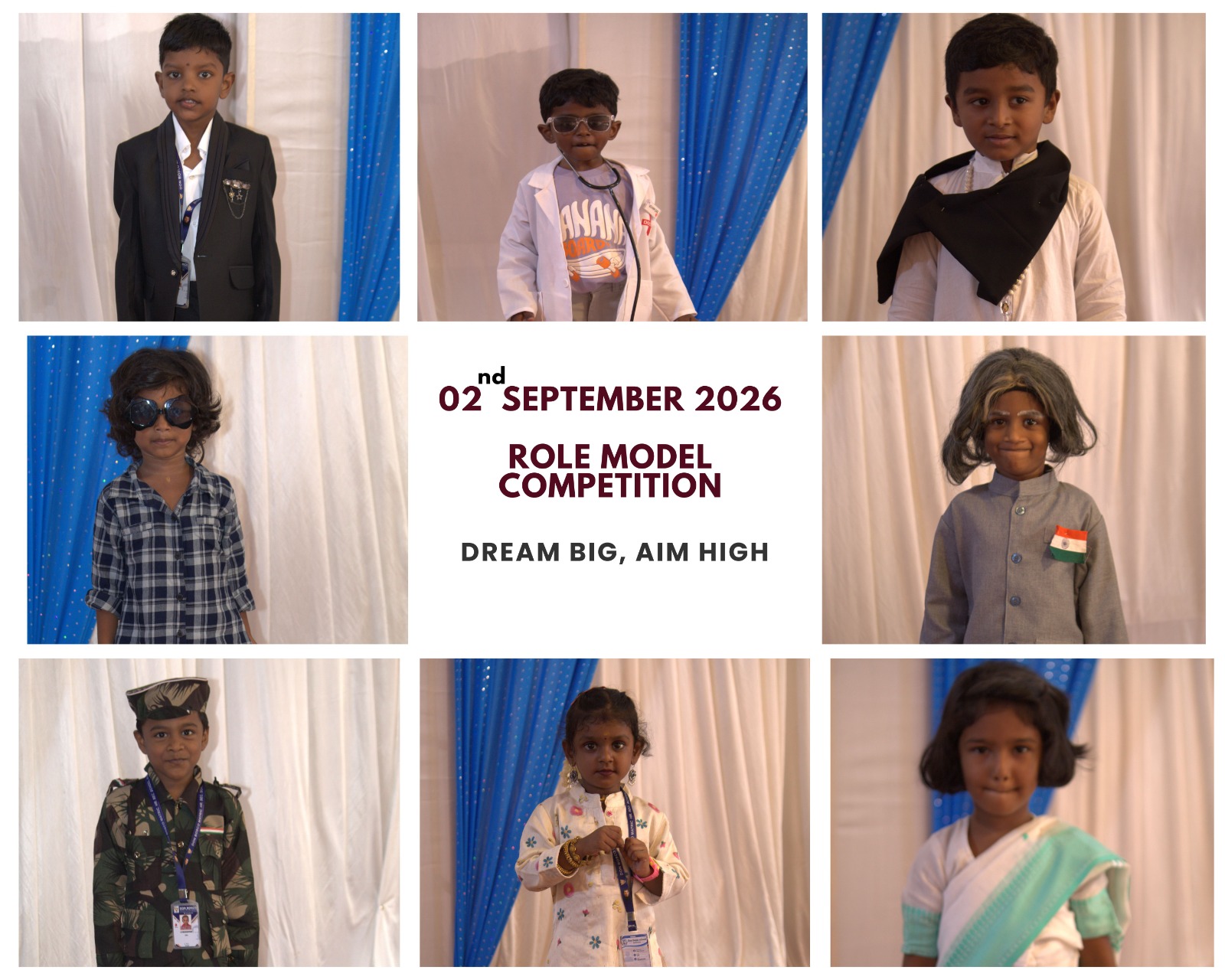 KG  Programme – “Role Model ” 2nd September