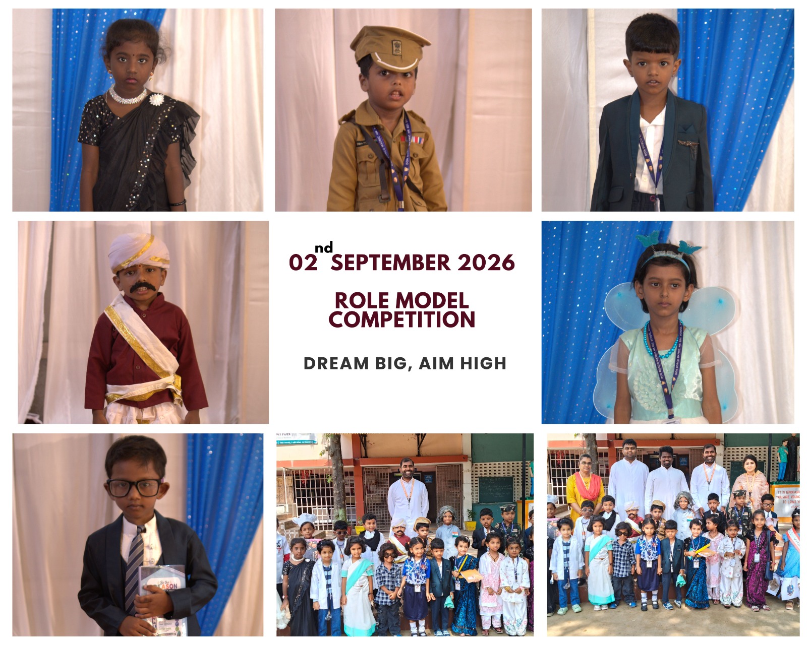 KG  Programme – “Role Model ” 2nd September