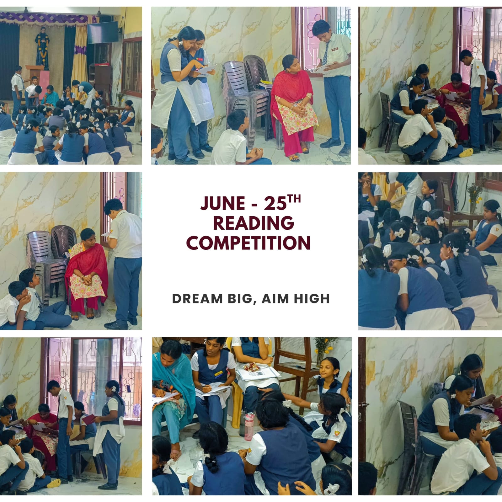 Reading competition on june 25th