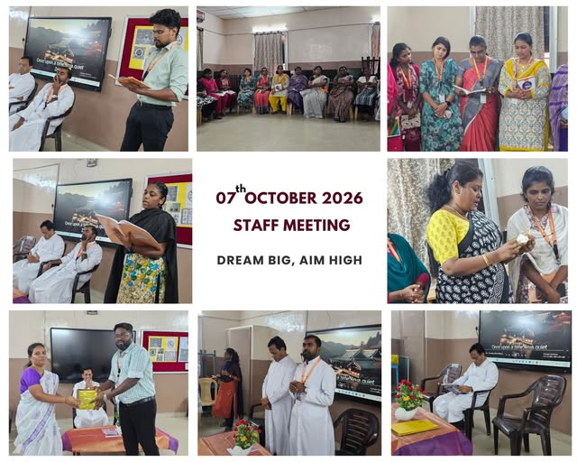 Staff Meeting – 7 October 2026