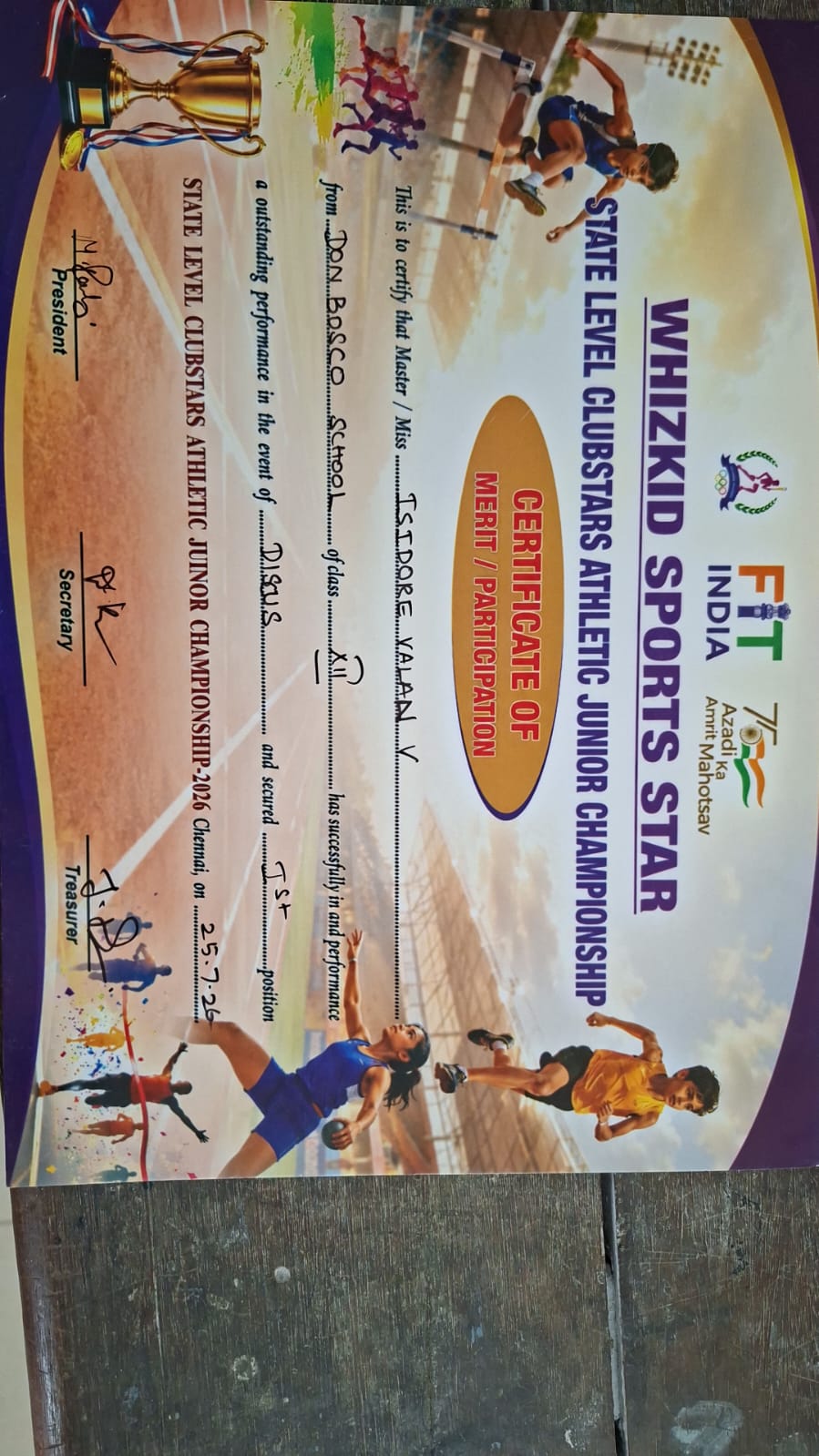 State-Level Junior Athletic Championship