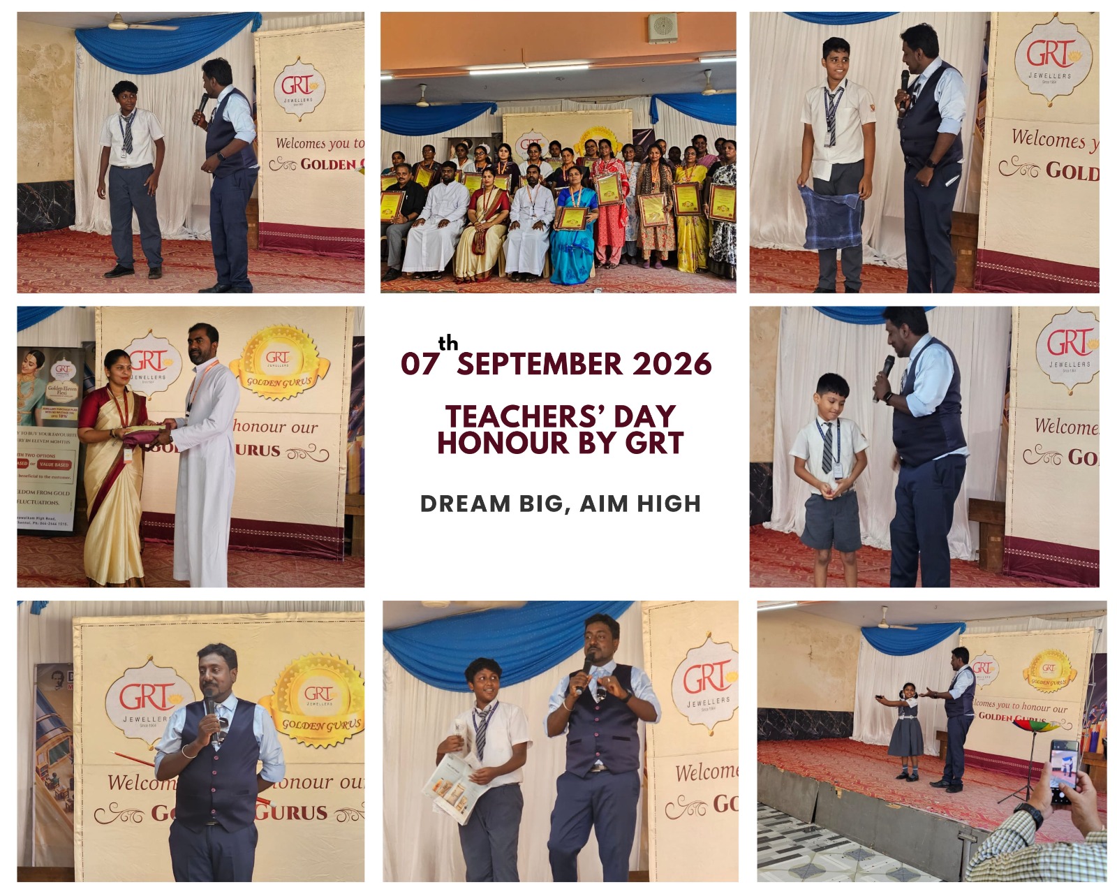 Teachers’ Day Honour by GRT   September 7th 